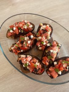 Aubergines rôties au miso | Clémence Chabbert naturopathe réflexologue Bordeaux